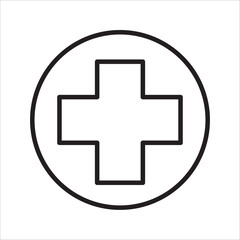 medical icon. with a white background