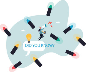 Did you know, fun fact, idea or advice message, useful knowledge or wisdom, expert information, explanation or solution,about a man and his life.