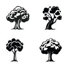 Stylized Tree Vector Illustration