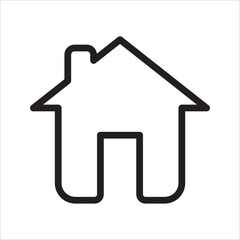 home icon with white background