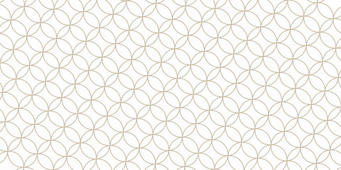 Seamless Traditional Japanese Shippo (Seven Treasures) Pattern Background. Japanese Shippo (Seven Treasures) Motif for Design