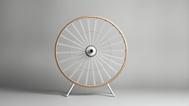 antecedence. Hamster wheel in endless rotation on a plain grey background. wildlife magazines, conservation campaigns, designed for nature documentaries and education, used by health educators.