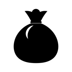 Money Bag Icon Minimal Wealth Finance Savings Symbol Clean Design Line Art Vector illustration