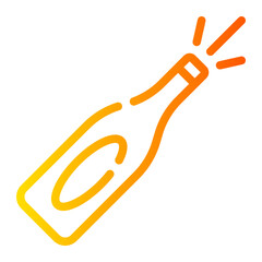 champagne gradient icon