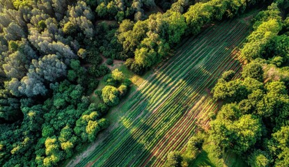 green forest background