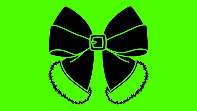 poinsettia illustration green silhouette screen logo video icon decoration outline winter flower christmas holiday red design green plant floral shape women vector graphic background
