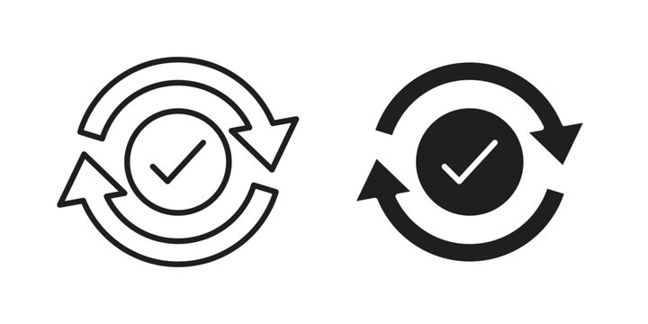 Consistency icon on white background. Stock vector icon