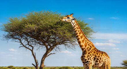 Obraz premium giraffe in the savannah