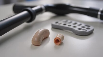 Modern hearing aid technology showcasing sleek design and innovative features for enhanced sound experience and improved quality of life solutions