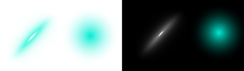 PNG image of Cyan light effects PNG transparent background overlay starburst glow s