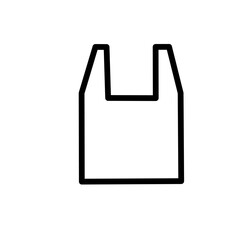 Minimalist Line Icon Set of Shopping Bags and Money Pouches