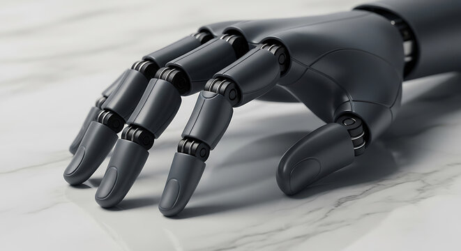 Advanced Robot Hand Artificial Intelligence and Precision Robotics for Future Technology Concepts