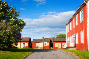 Lövånger Church town, Sweden
