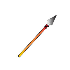 Spear Illustration Simple & Detailed