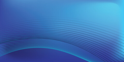 Blue gradient mesh abstract background with wavy blended lines modern