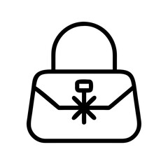 Illustration of a stylish handbag