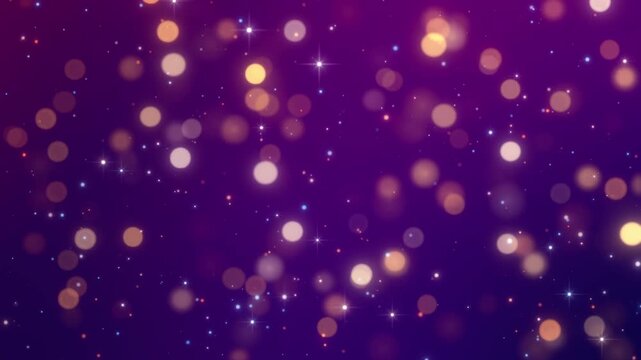 purple celebrate christmas invitation card snow flakes background