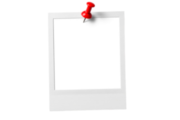 blank note on a white background