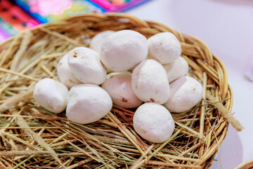 Chuño, dehydrated potato. Traditional food from the regions of Peru.