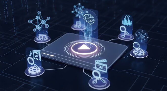 Futuristic Artificial Intelligence Ecosystem Empowering Next-Generation Media Content Processing, Creation, and Data Insight across Digital Platforms