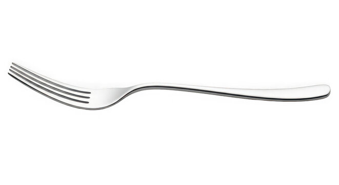 Silver fork, a simple and elegant table setting
