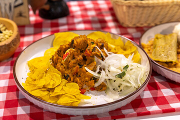 Traditional food from the regions of Peru.