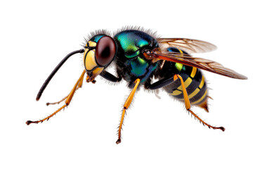 fly on white background