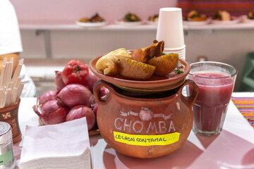 Traditional food from the regions of Peru.