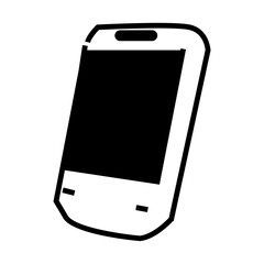retro old phone vector illustration