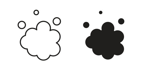 Foam icon for mobile app, editable designs