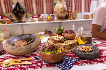 Traditional food from the regions of Peru.