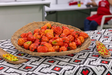 Red pepper. Traditional food from the regions of Peru.