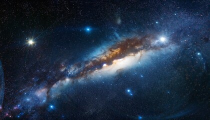 Outer Space Background Dark Cosmic Void With Stars Interstellar Medium Dust And Gas Astronomy Wallpaper