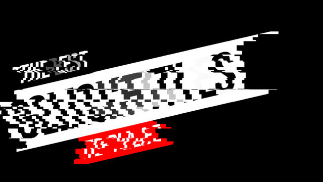 Typography Glitch 08