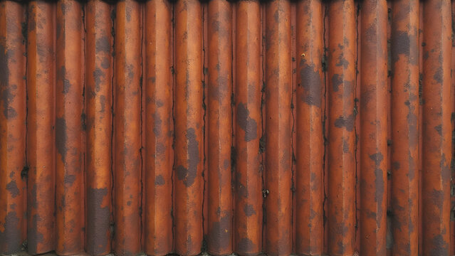 Corrugated metal roof rust textures. Ultra-realistic shed roof images. Weathered surfaces and patterns. Rustic shed roof designs for inspiration.