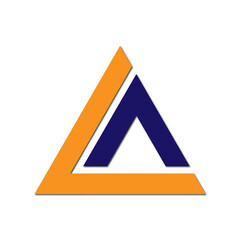 Web line modern color full logo design