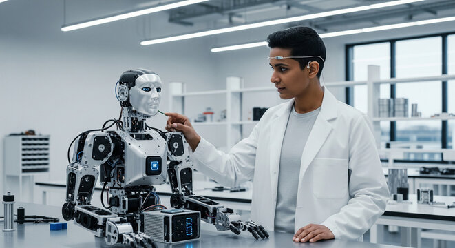Innovative robot technology in modern lab setting