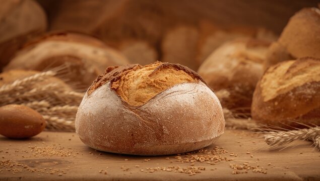 Rusk bread texture, ideal for food photography or layout design