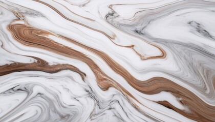 Abstract White Marble Background With Brown And Gray Color Natural Patterns For Design Art Work Stone Wall Texture Background