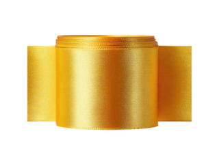 A yellow ribbon is wrapped around a yellow object