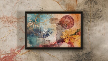 Unbelievable painted artwork, showcasing unique textures and vibrant colors