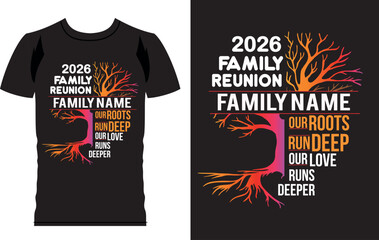 Family Reunion T Shirt design 