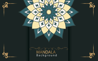 Creative Arabic pattern in the form of a mandala with a flower for henna, mehndi, tattoo, and decoration. Decorative ornament in ethnic oriental style. 
Outline doodle hand-drawn illustration.