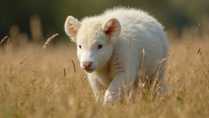 Albino animals in nature. The stunning beauty of albino wildlife. Unique traits of albino species. Exploring albino animals in their habitats.