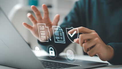 Secure digital document management with modern cyber security solutions