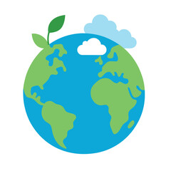 Earth Day Celebration Flat Vector Design