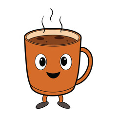 A warm coffee cup gently steams in the morning light, its rich aroma rising in soft curls. Comforting heat radiates through the mug, inviting a calm, cozy start to the day.”