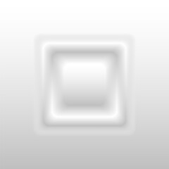 A white square with a grey border. The square is empty and has no content. It is a simple design that can be used as a background or a placeholder for other elements.