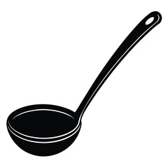 premium ladle on white background