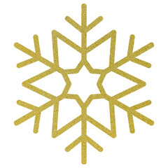 Golden snowflake 